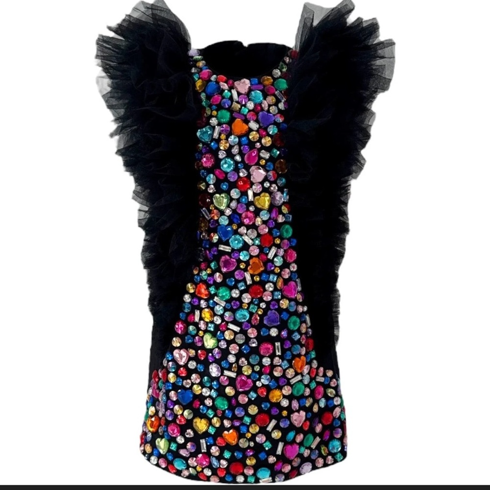 Lola + the Boys Bejeweled Gem Dress NWT size 12